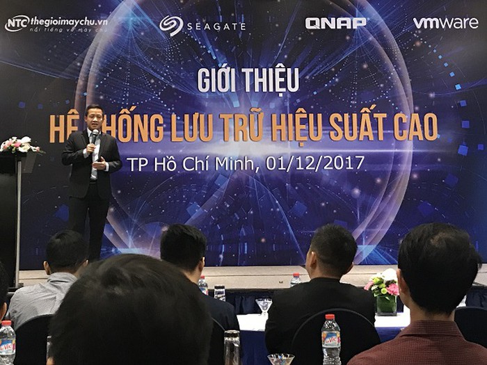 Nhất Tiến Chung hợp tác Seagate, QNAP, VMWare giới thiệu giải pháp siêu hội tụ - Ảnh 1